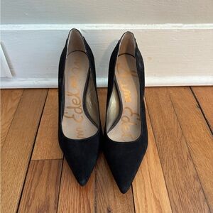 Sam Edelman Black Suede Women's Heels